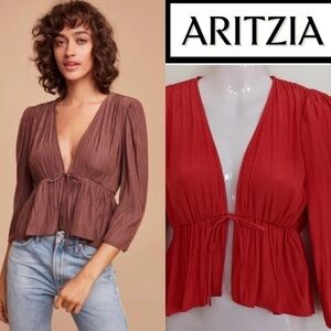 Wilfred Vibrant Red Blouse